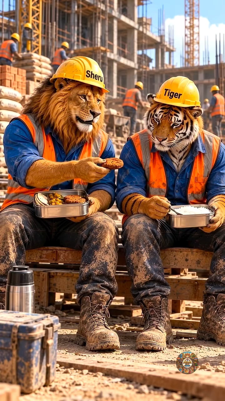 Tiger Or Loin ki Friendship 🫂 #shorts #biveo #trending #viral