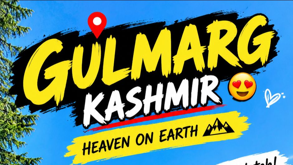 Gulmarg Kashmir Looks Like Heaven on Earth 😍🏔️❄️ | Must Watch!