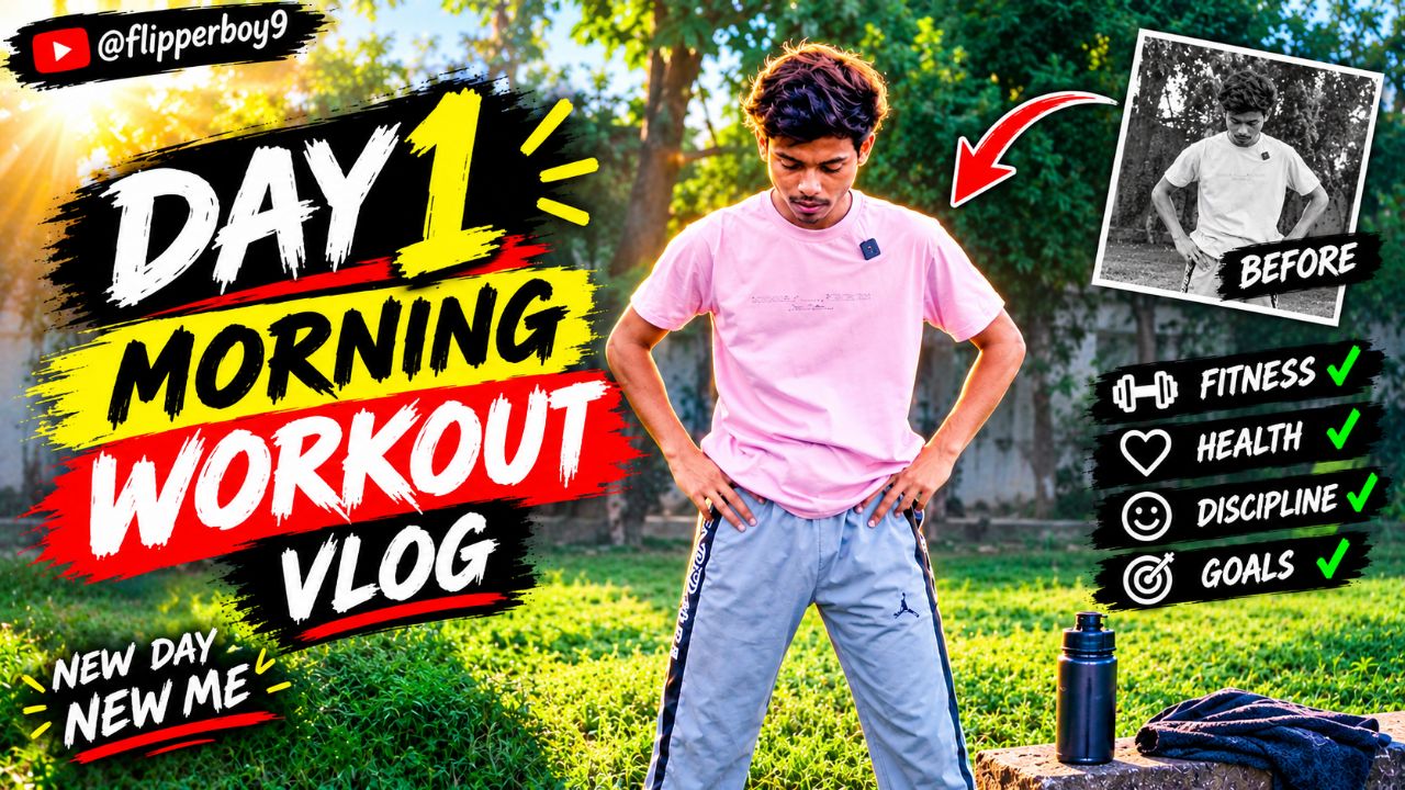 Day 1 Morning workout vlog!