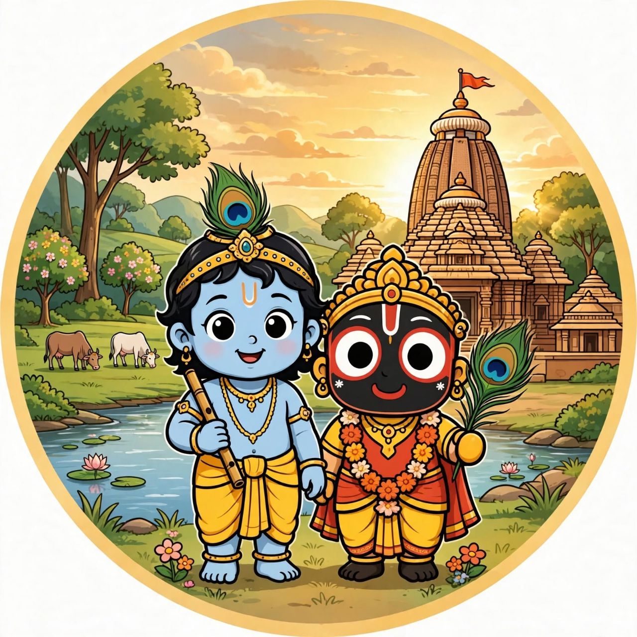 Krishna 3D on Bideo