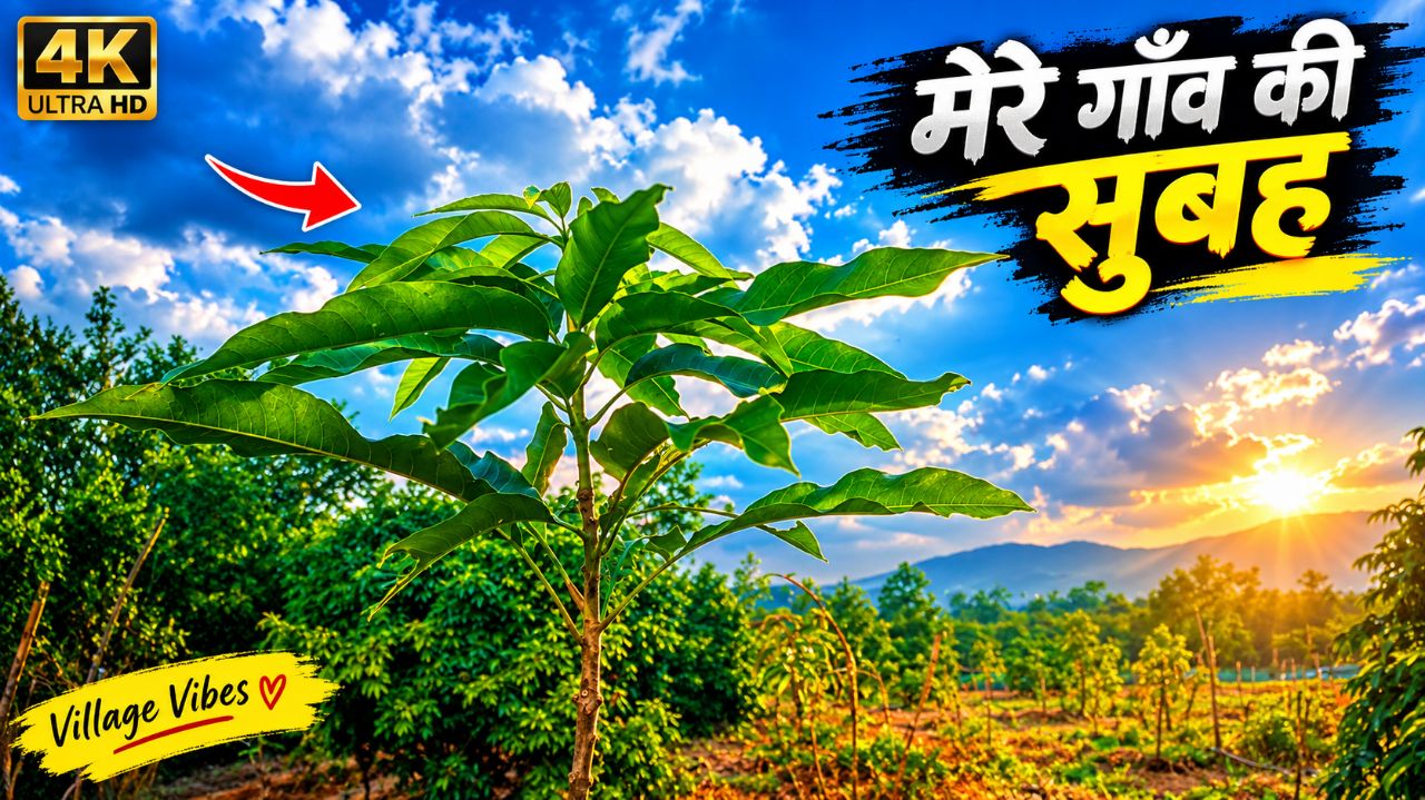 🌿 मेरे गाँव की खूबसूरत सुबह 😍 | Nature Lovers ❤️🌄 #Shorts