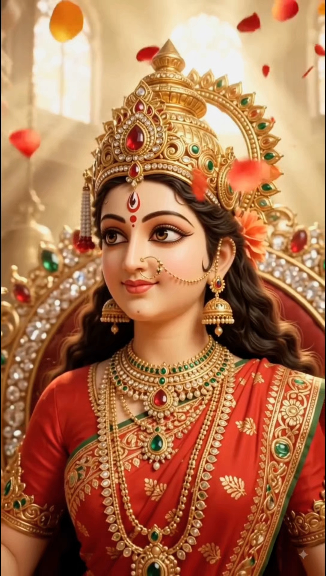 Ma durga video realistic light