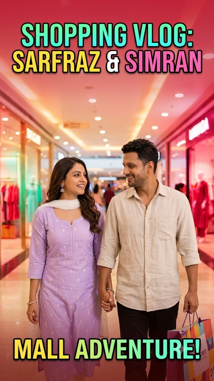 ​Simran & Sarfaraz Shopping Vlog | मॉल में इतना मज़ा आया? 🎉