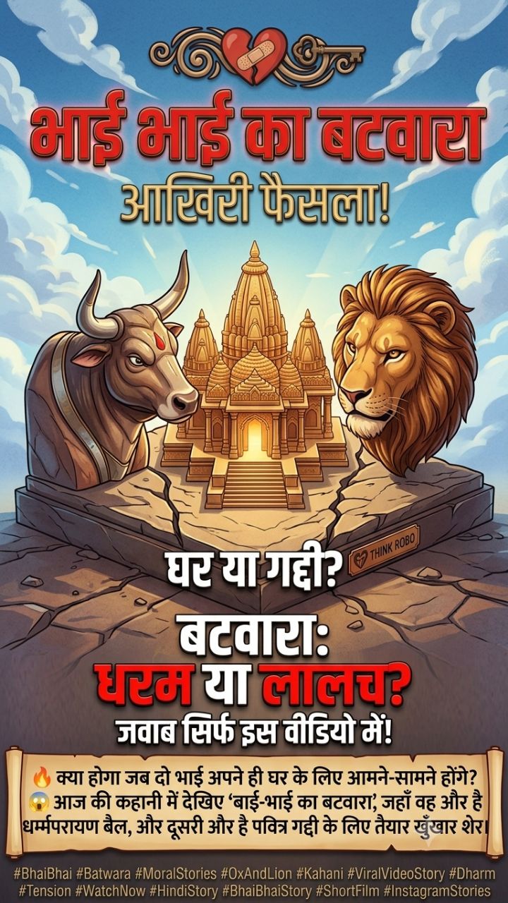 भाई भाई का बटवारा: धर्म या लालच? (Bhai Bhai Ka Batwara: Dharma or Greed?) #Viral
