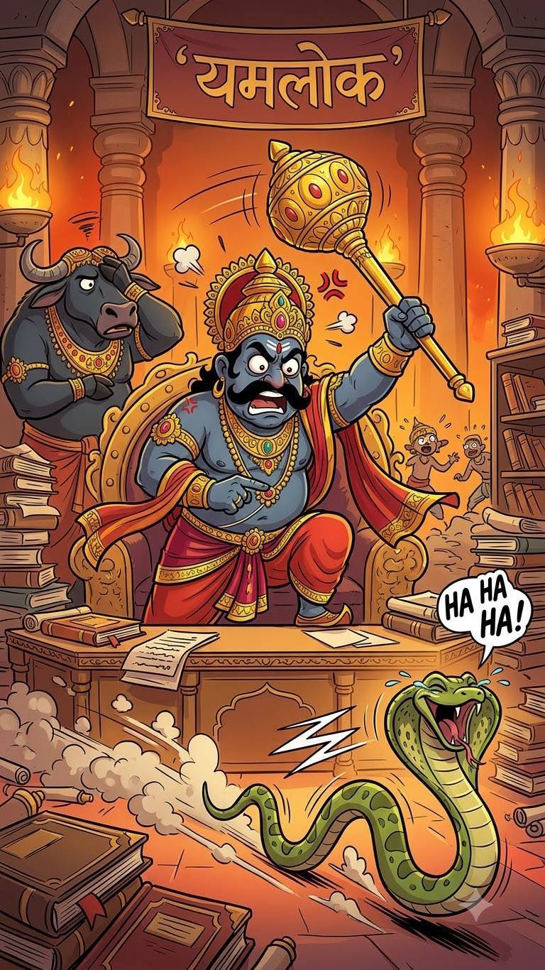 Shapwa rawan ka bhains lekar bhag Gaya