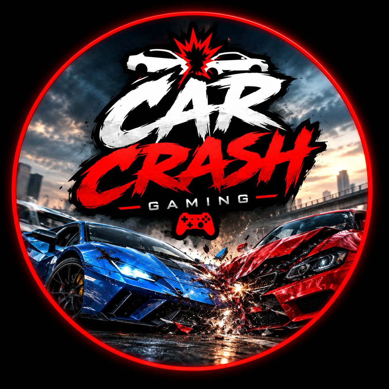 Car crash on Bideo