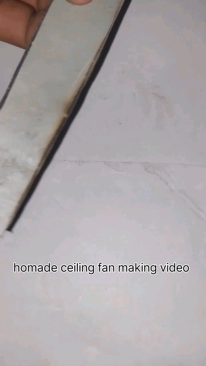 Homade ceiling fan making video