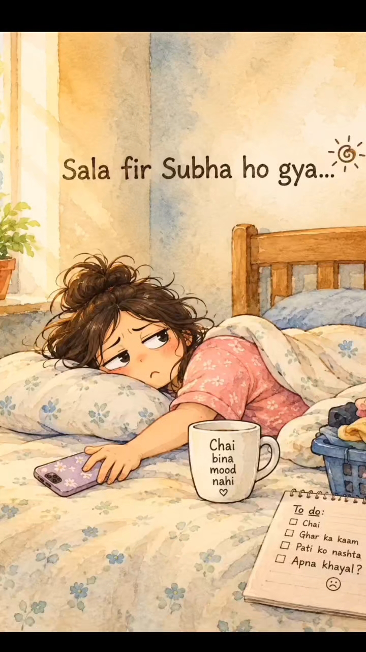 Sala fir subha ho gya