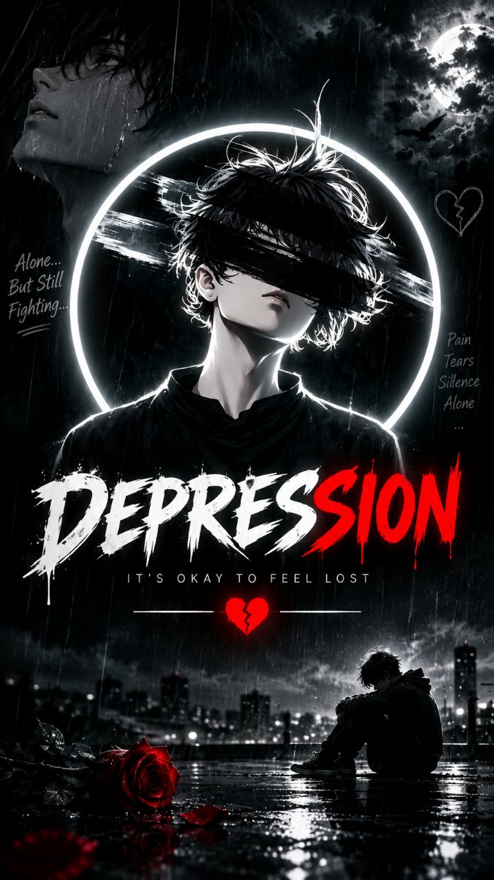 🥀 Lost in My Own Darkness 🖤 | Sad Anime Edit 💔 | Deep Feelings 🥀