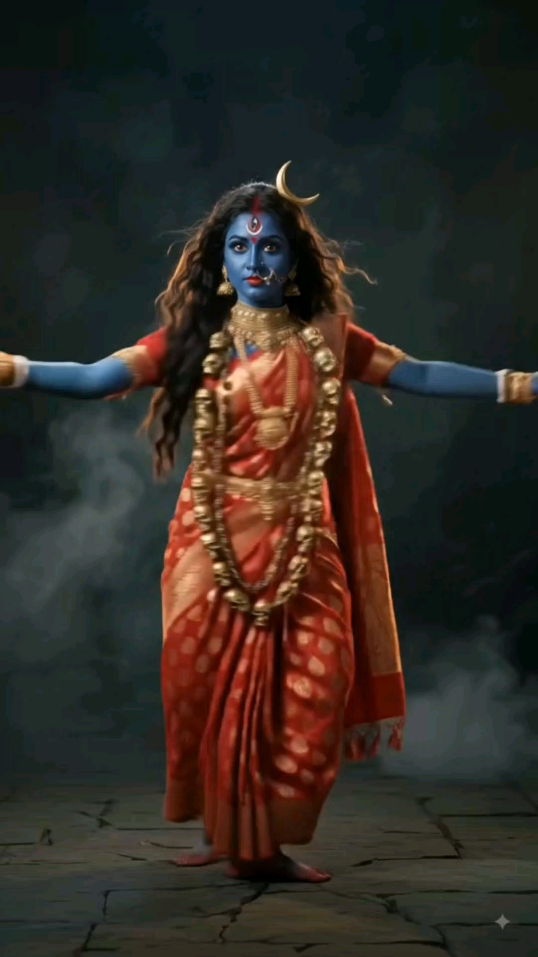 Maa Kali ka Rudra roop 😱😱
