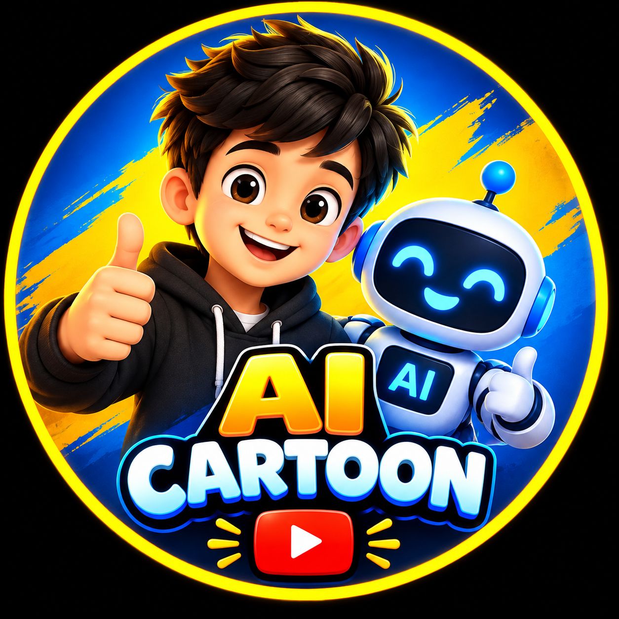 Cartoon word on Bideo