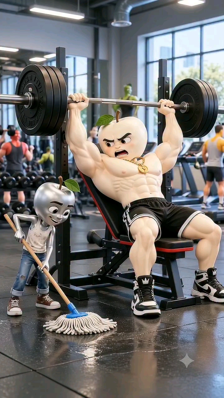 GYM CLEANER BODY BUILDER 👷‍♀️