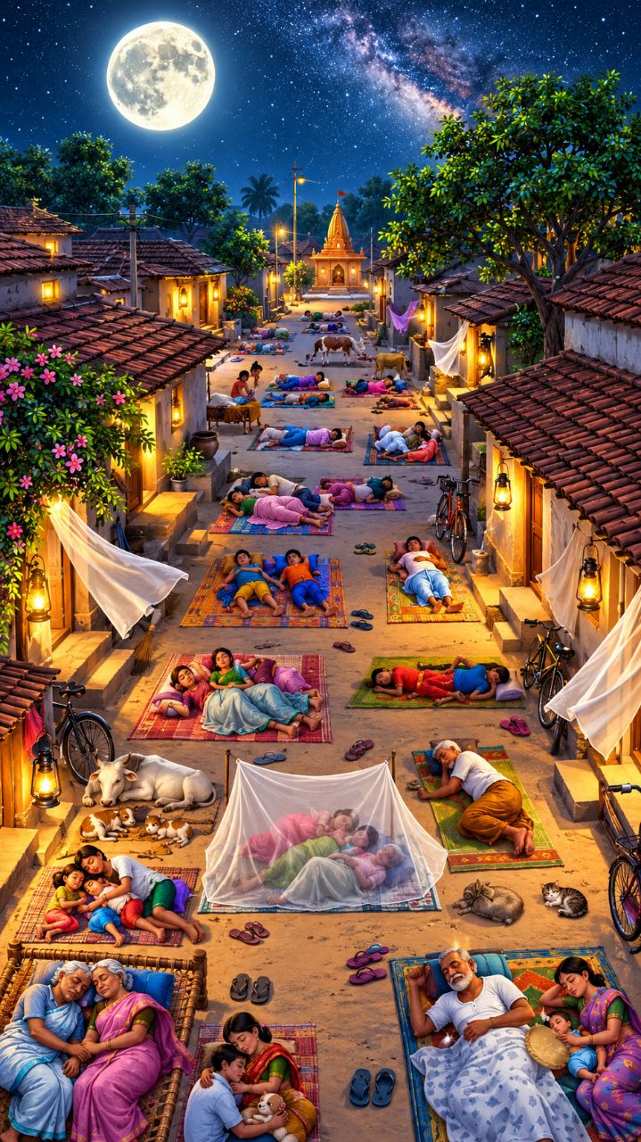 🌕 चाँदनी रात में मेरा प्यारा गाँव 😍❤️ | Beautiful Indian Village Night 🌌✨
🔥 Hashtags:
#VillageLi