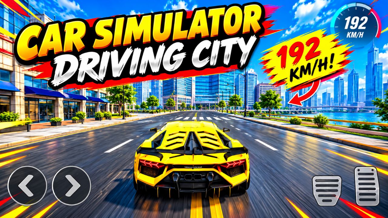 🚗 Car Simulator Driving City Gameplay 🔥 | Realistic Car Driving Game | Open World Driving