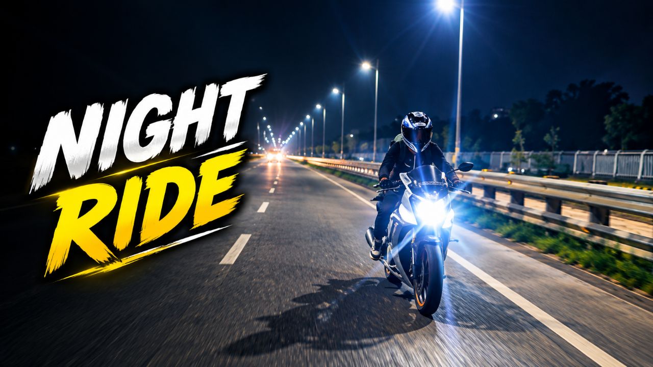 🌙 Midnight Night Ride 🏍️🔥 | Late Night Bike Ride | Cinematic 4K Ride #Shorts