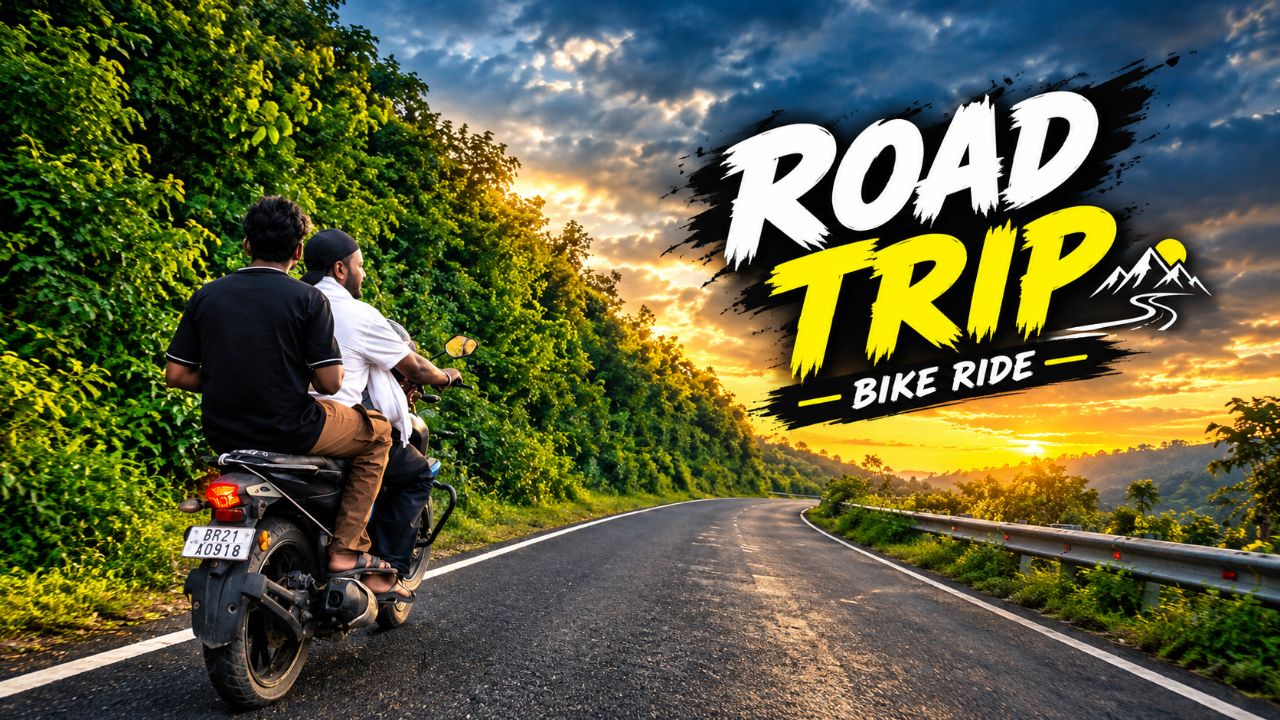 😍 दोस्तों के साथ शानदार Bike Ride 🏍️🔥 | Beautiful Road Trip 🌿 | Bike Ride Vlog #Shorts