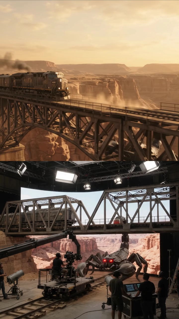 🔥Giant Robotic Scorpion Attacks an Armored Train! 🦂🚂