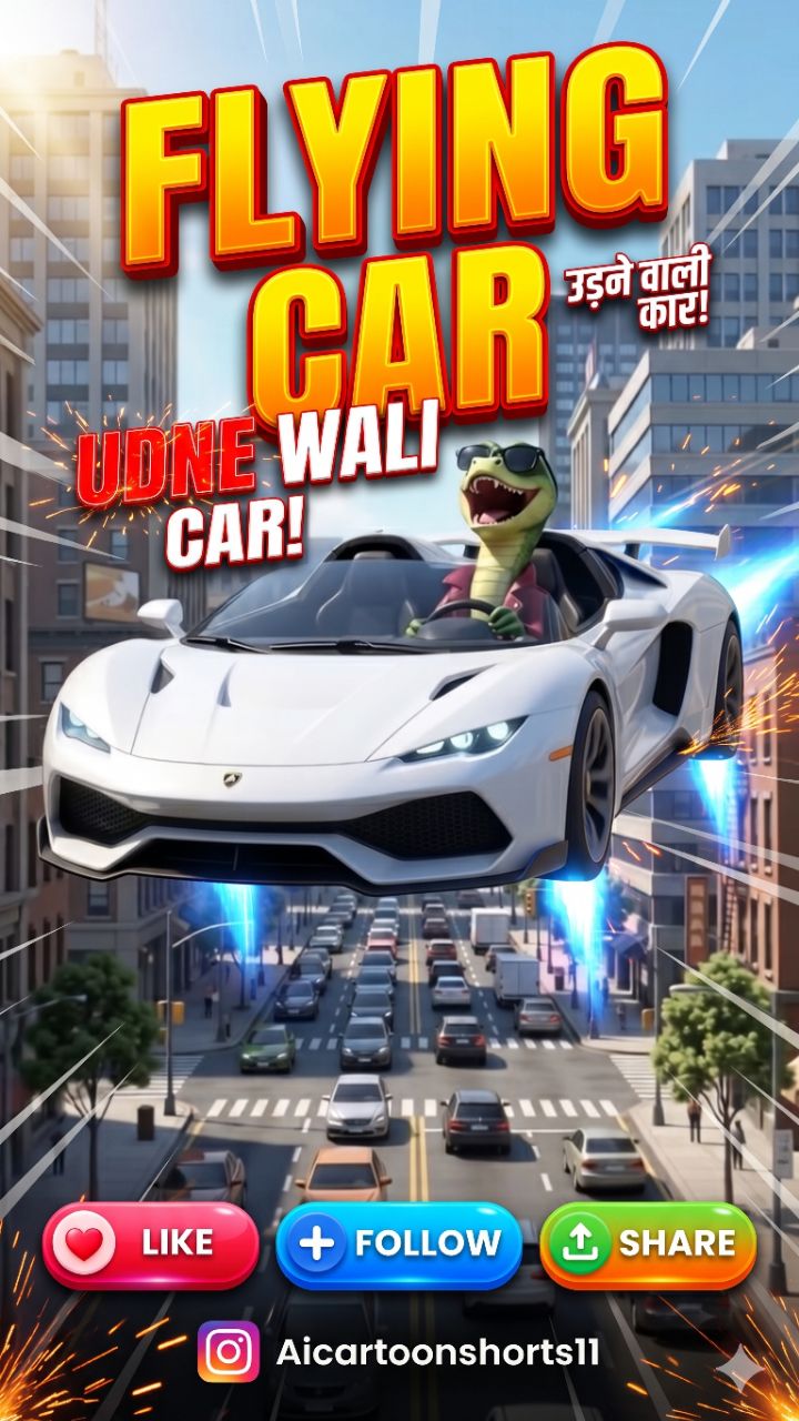 😂🚗 Flying Car Comedy! Hosh Ud Jayenge! 💨🤣
Aisi car kabhi dekhi hai jo sadak par nahi, aasman mei