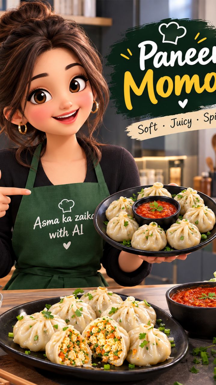 🔥 Juicy Paneer Momos घर पर बनाएं 😍 | Market Style Paneer Momos ❤️