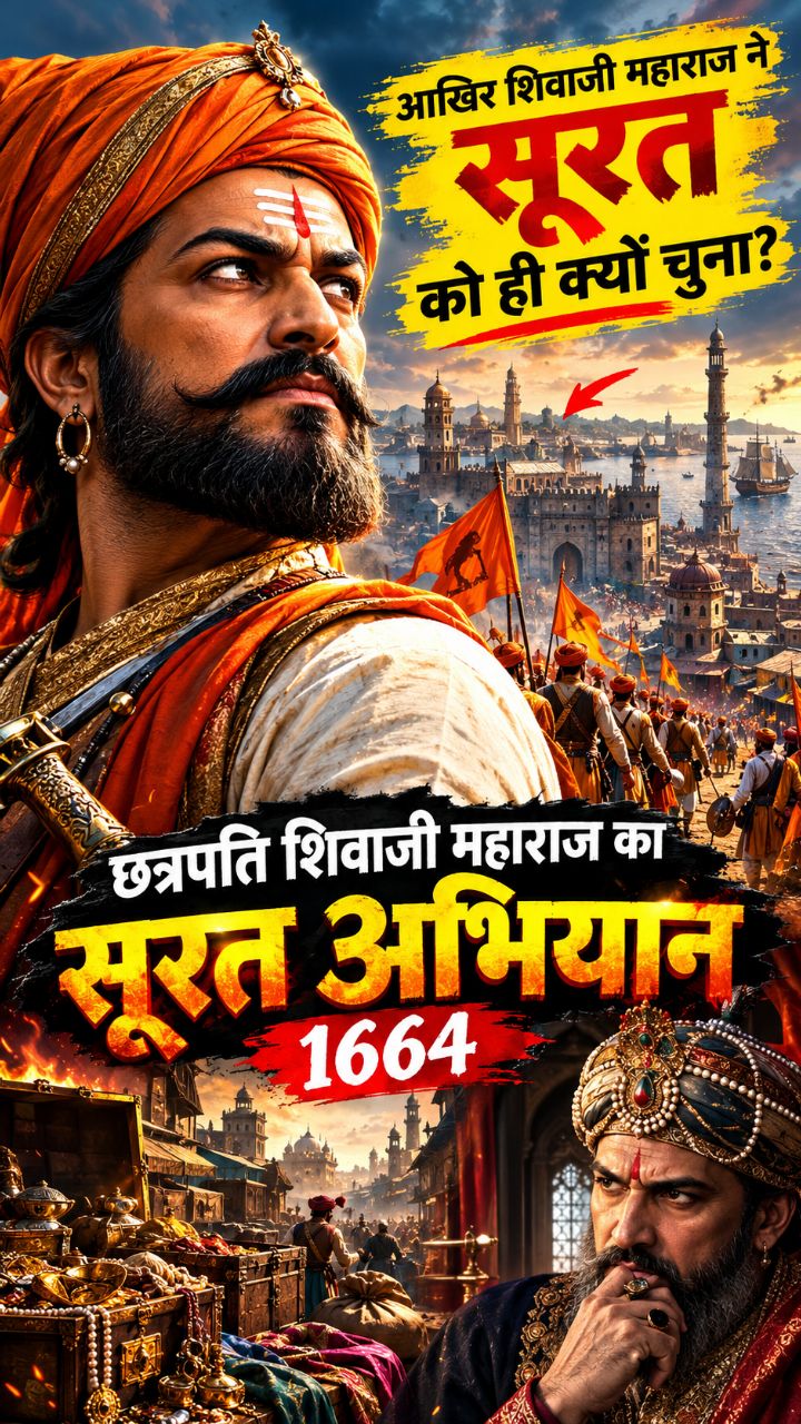Shivaji ne surat yudh ku kiya