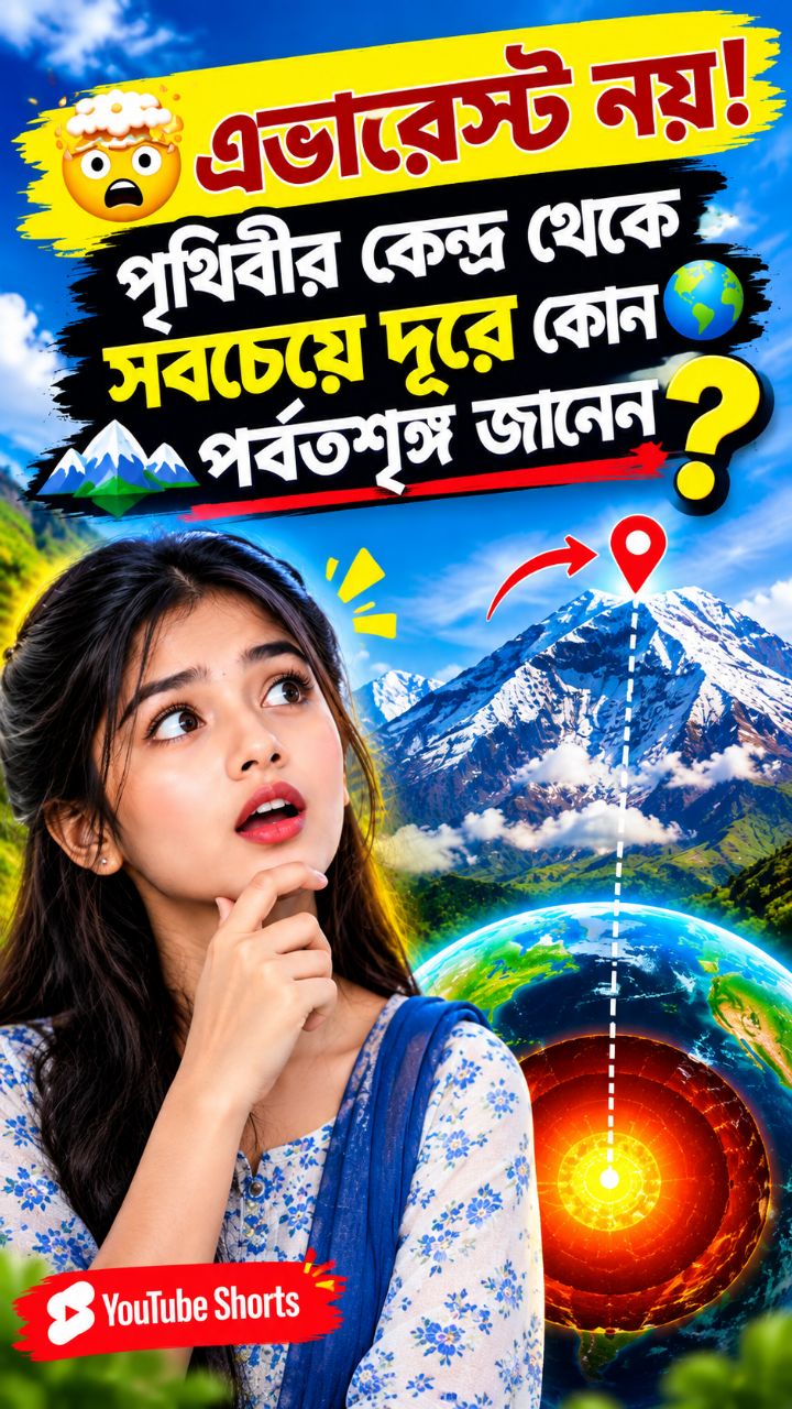 পৃথিবীর কেন্দ্র থেকে সবচেয়ে উঁচু পর্বত মাউন্ট চিম্বোরাজো কুইজ! 🏔️ Mount Chimborazo World