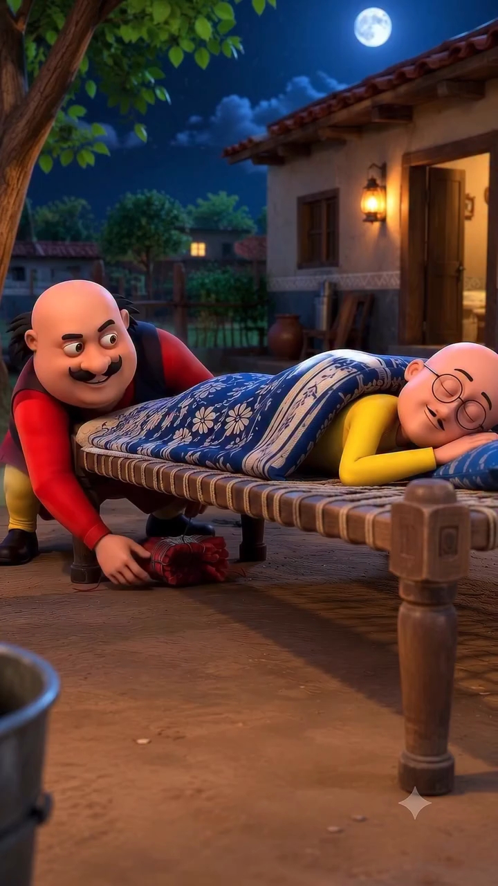Motu Ne Patlu ki khat ke niche Rakh Diya bam video pasand I ho to mujhe follow Karen