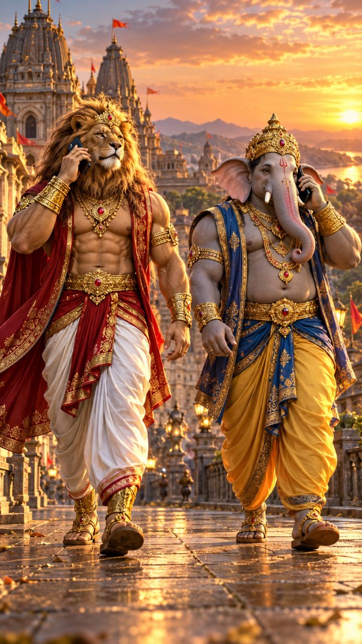Lion and elephant mast story 😍😍