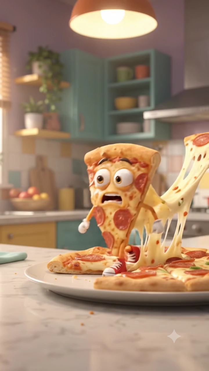 This Pizza Tried to ESCAPE… 🍕😂 #Shorts