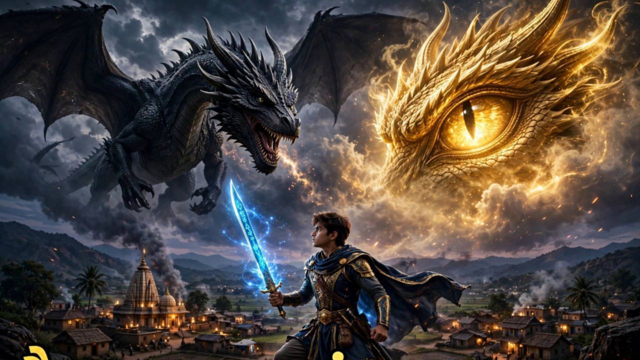 🐉 ड्रैगन का आतंक — Part 2 | सुनहरी आँख का रहस्य 🔥