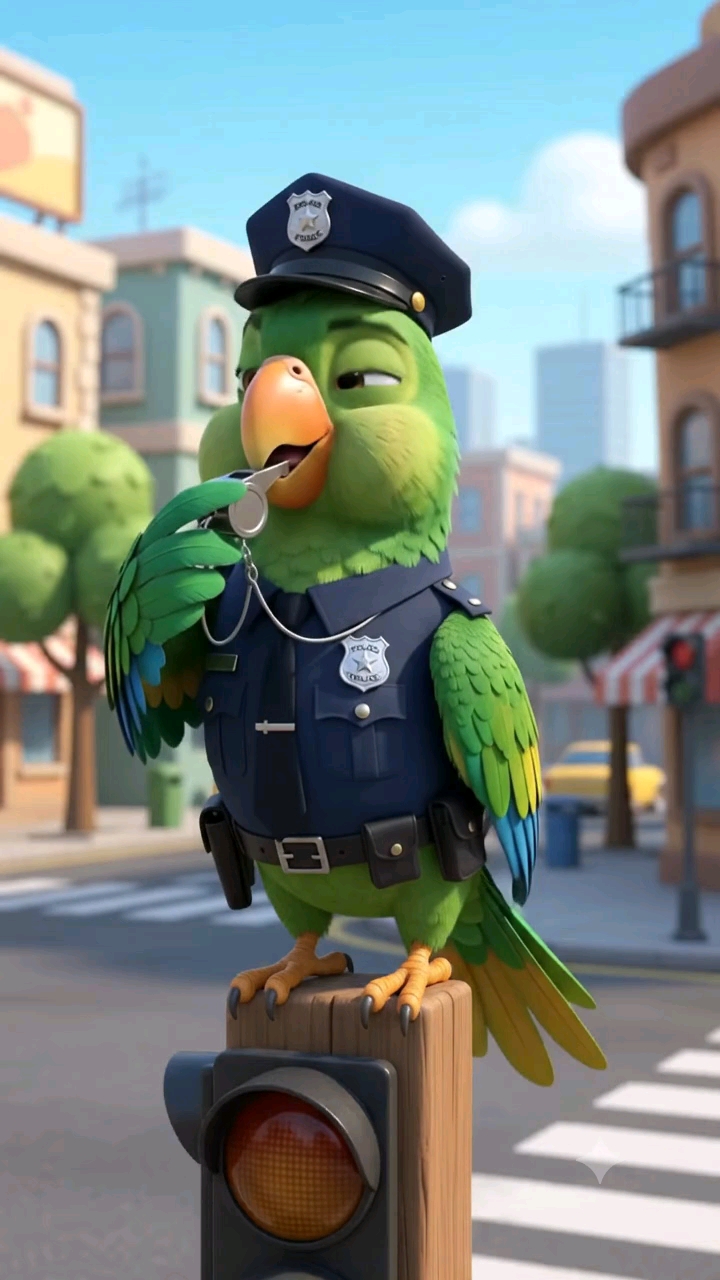PoliceParrot #FunnyAnimation #3DAnimation #CartoonShorts #HindiComedy #TotaPolice