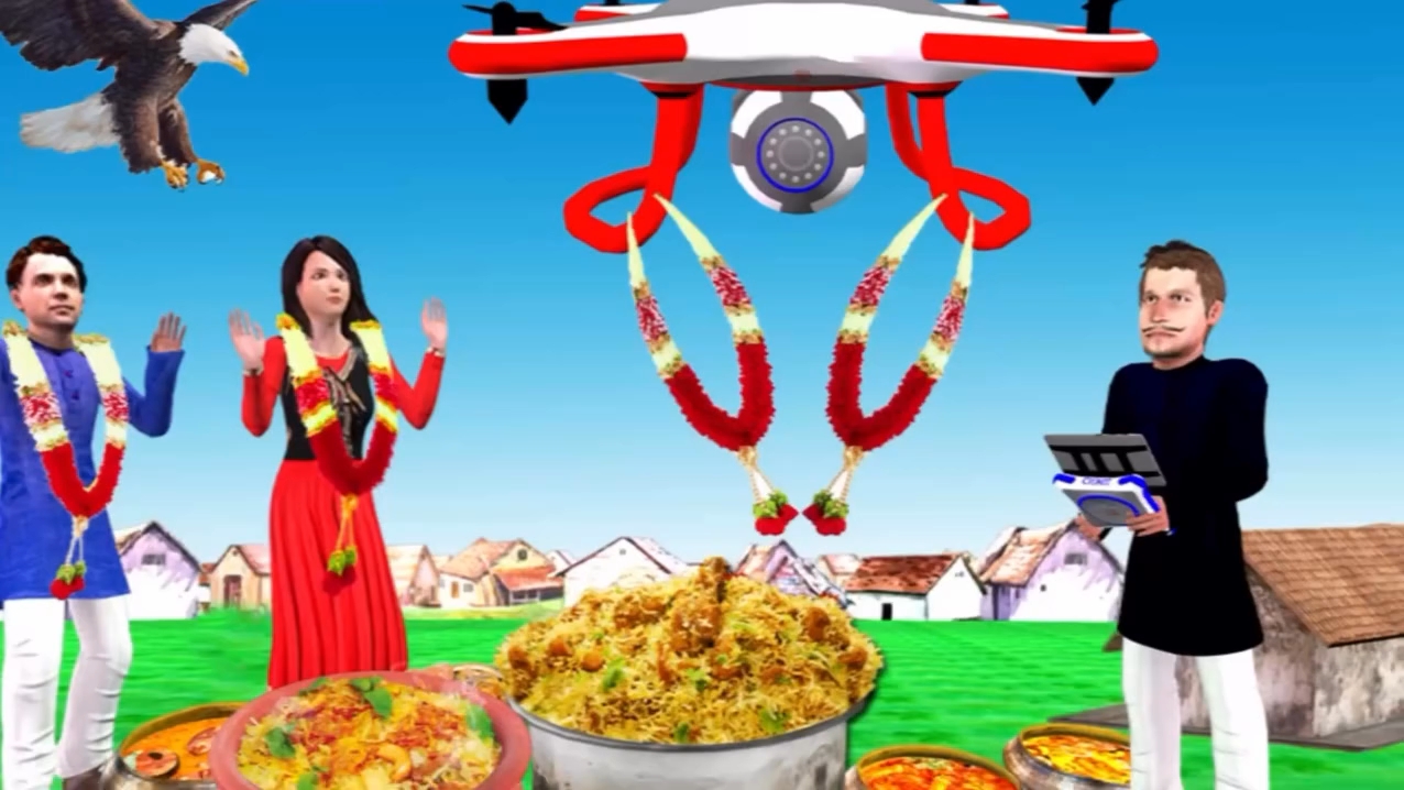 Jaadui drone kahani bacchon ko Shiksha Dene Wale