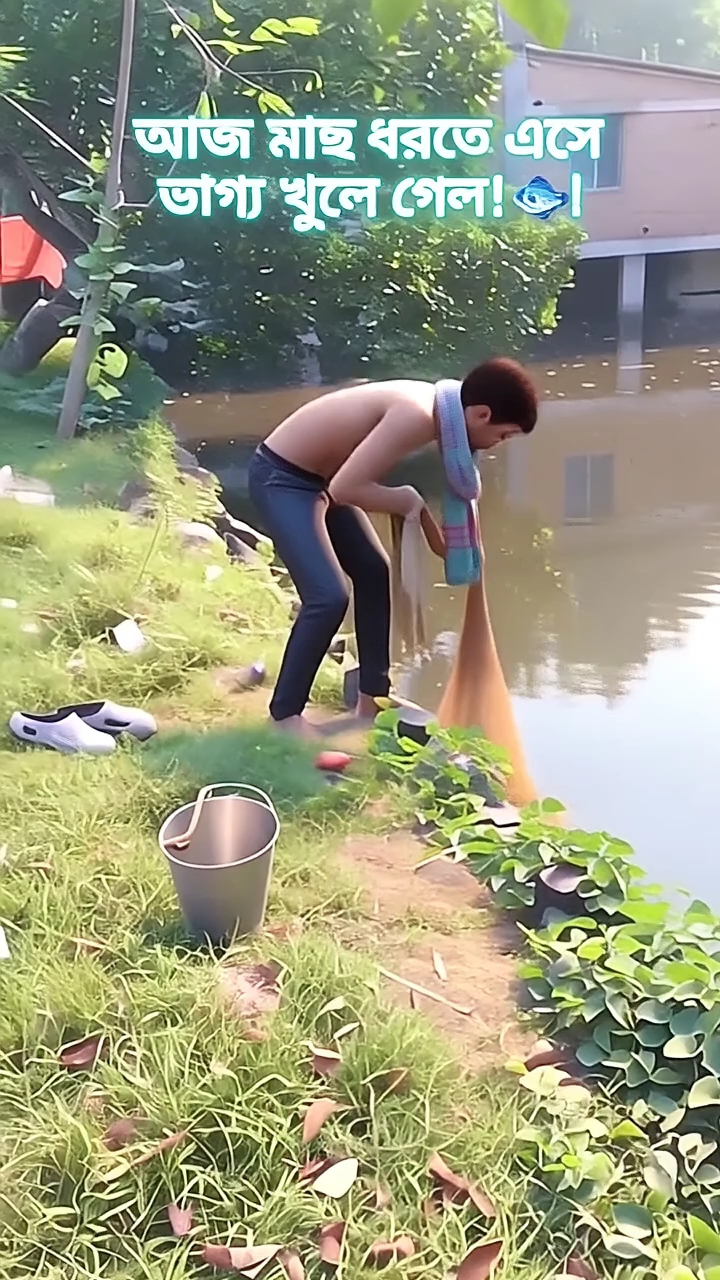আজকের মাছ ধরতে গিয়ে জালে কি বেজেছে
