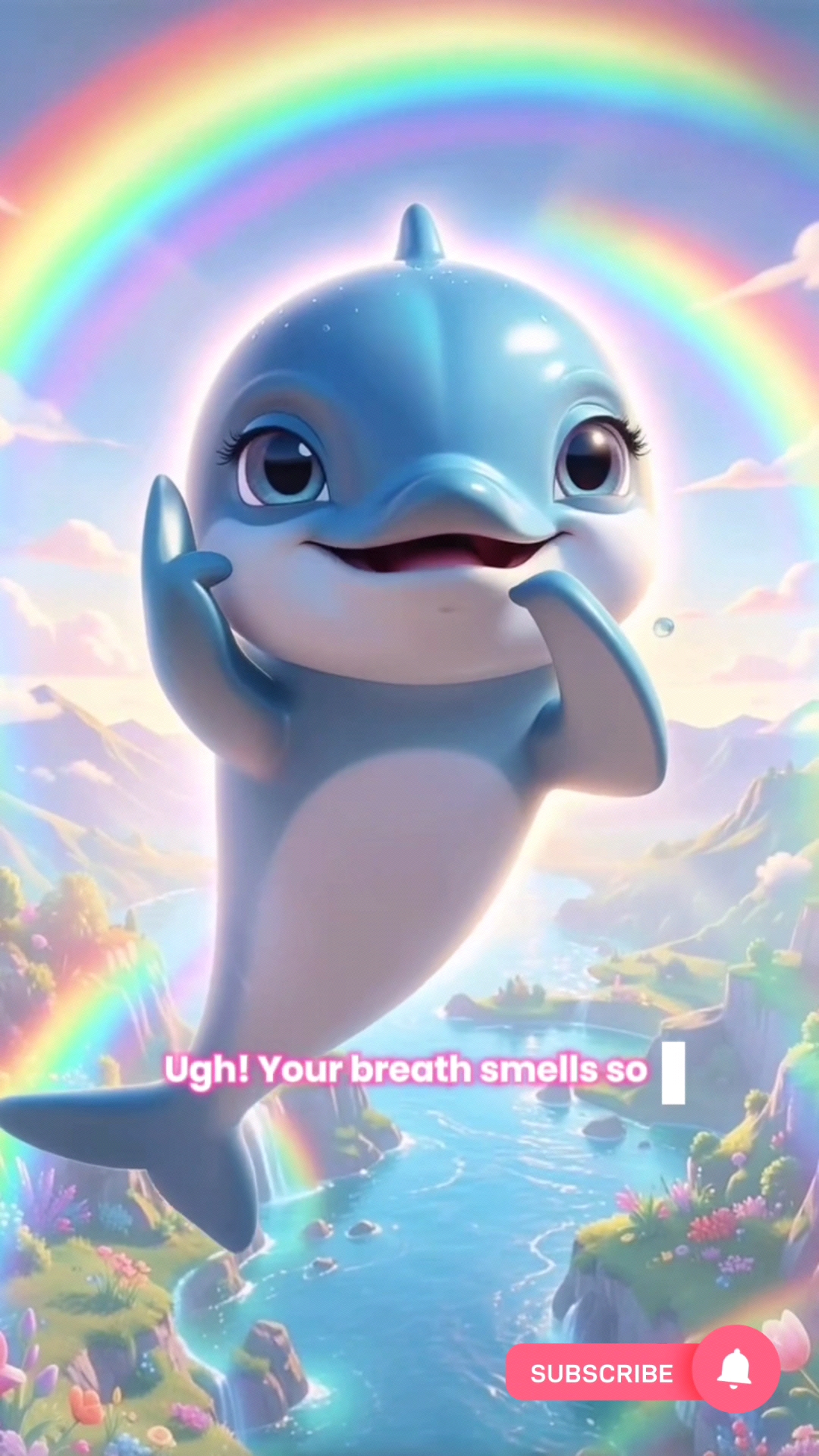 😂 This Baby Dolphin Has ZERO Manners! 🐬🤣 | Funny AI Cartoon #Shorts