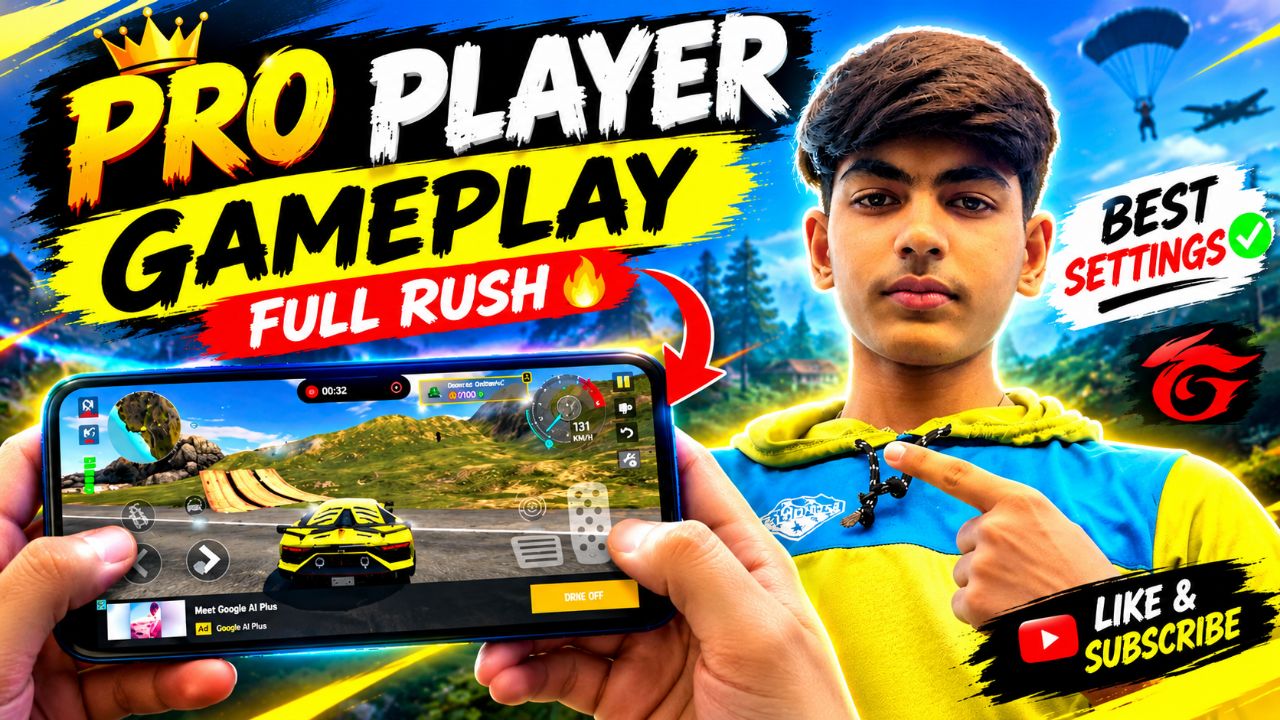 🔥 PRO PLAYER GAMEPLAY 😱 | FULL RUSH + BEST SETTINGS 🎮🔥