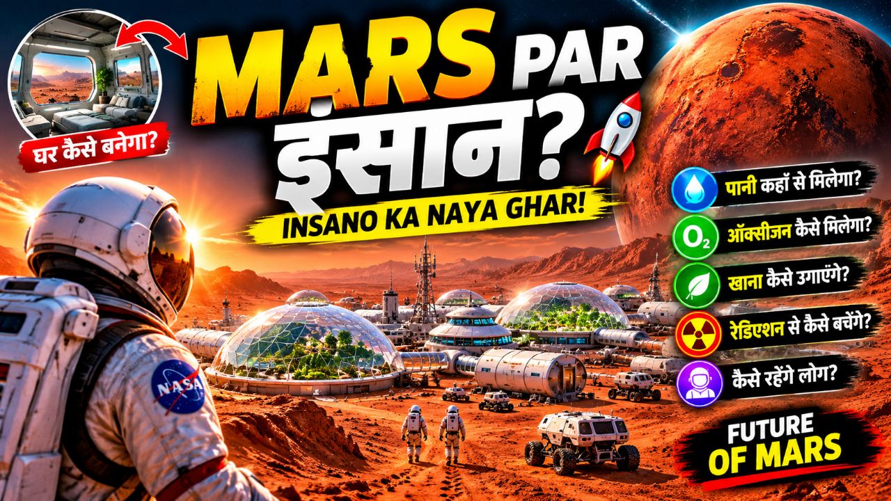 Mars Par Insan Kaise Rahega Mars Colony Ka Sab kuchh