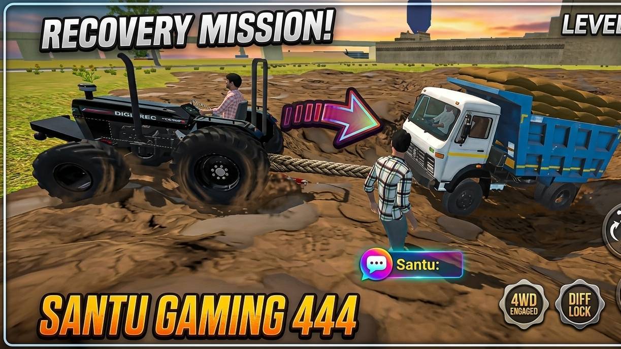 Truck 🚛 fus gaya hai tracker se nikal raha hai