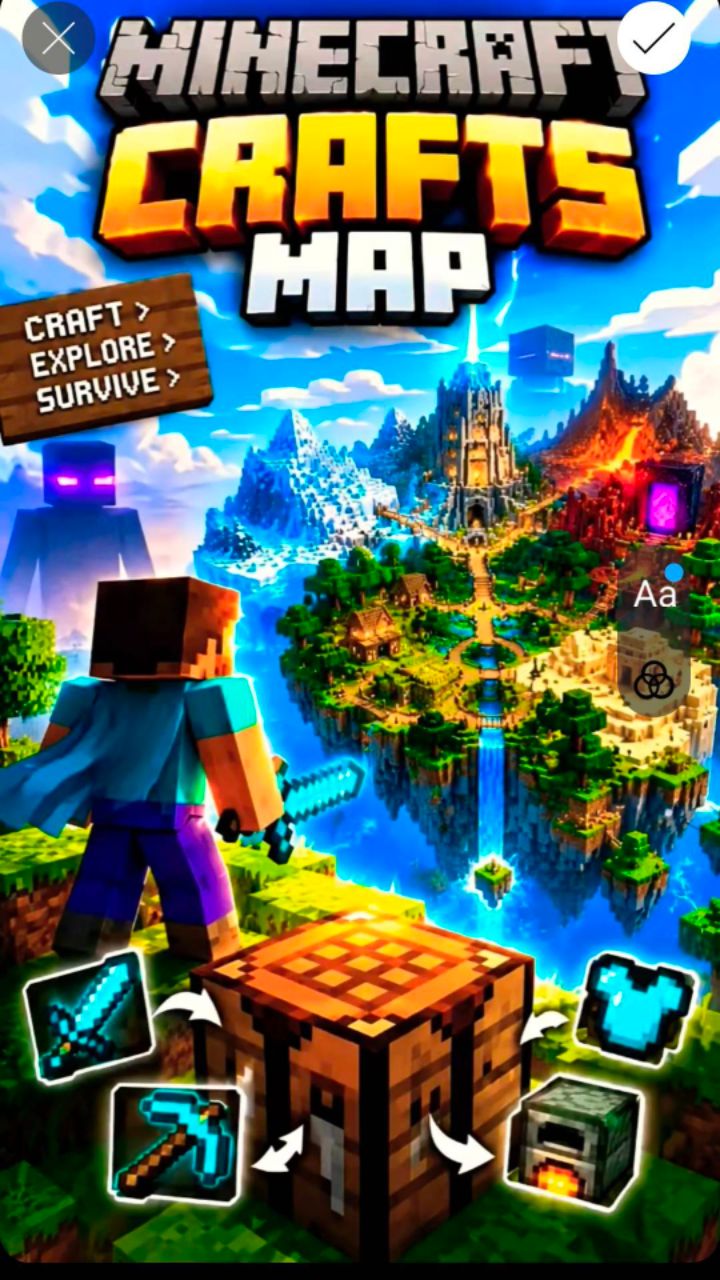 I Found the CRAZIEST Minecraft Crafts Map_ 😱🔥 _Minecraft _Shorts