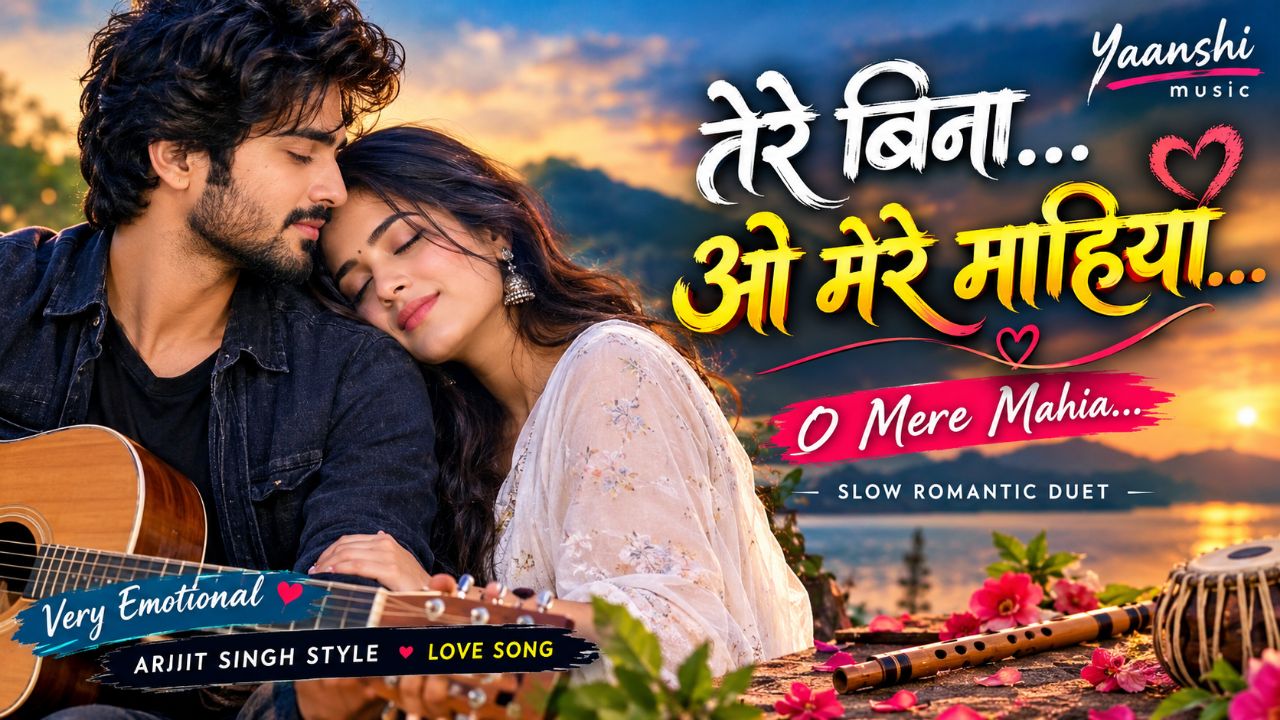 O Mere Mahia ❤️ | Tere Bina | New Romantic Love Song 2026 | Slow Romantic Duet | Yaanshi Music