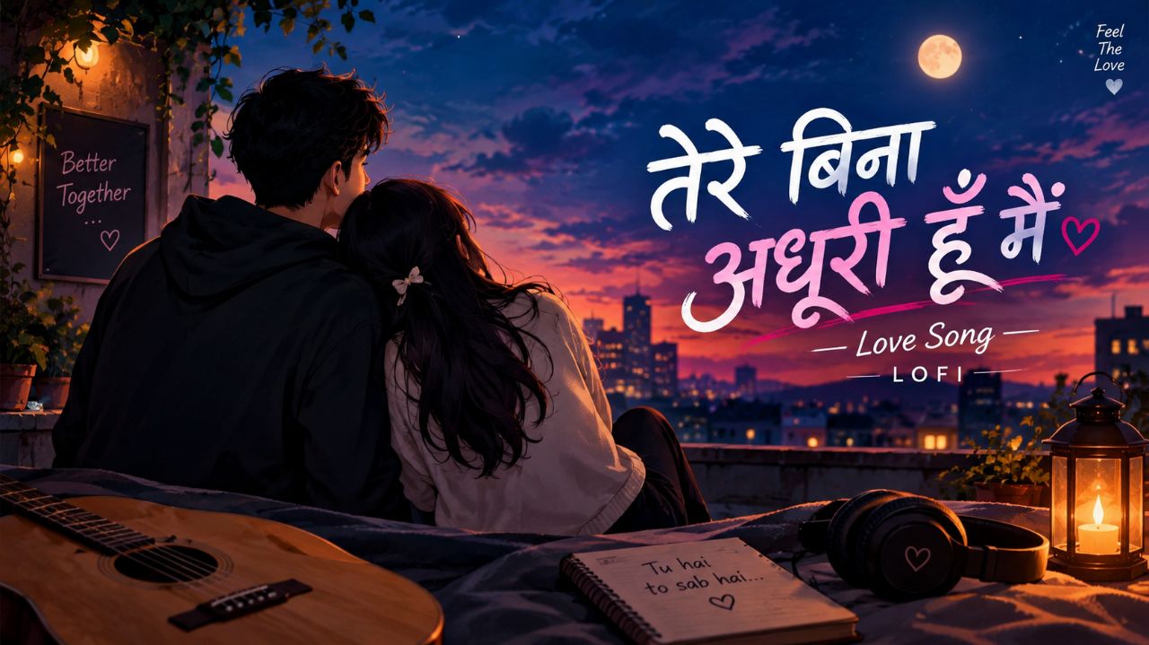 #HindiLofi #LofiLoveSong#TereBina तेरे बिना अधूरी हूँ मैं ❤️🥀 | Hindi Lofi Love Song | Heart Touch