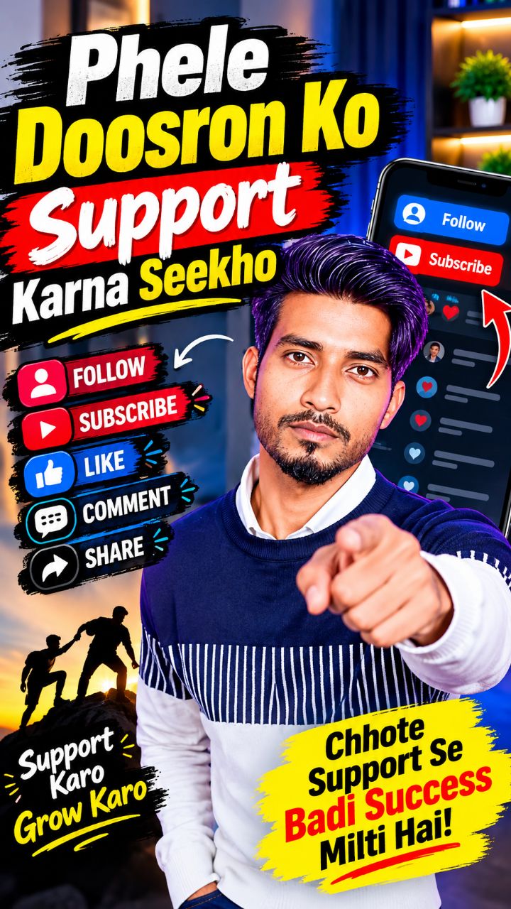 Phele Support Karna Seekho Dost