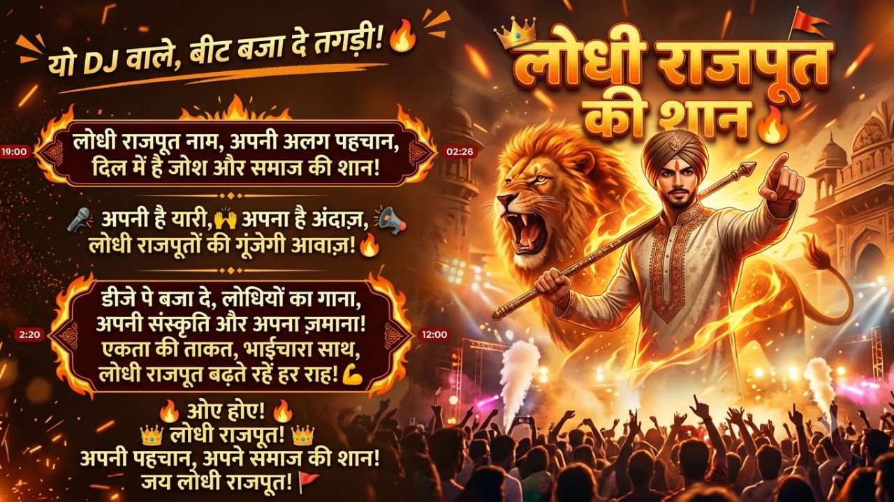 🔥 Lodhi Rajput DJ Song 2026 👑 | लोधी राजपूत की शान 🚩 | New Desi DJ Song