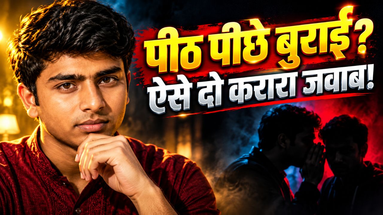 पीछे बुराई करने वालों को ऐसे चुप कराओ! 🤫 | Psychology & Solution