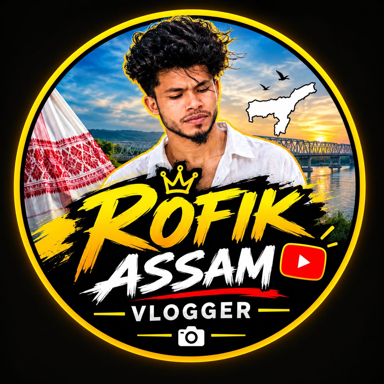 Rofik Assam vlogger on Bideo