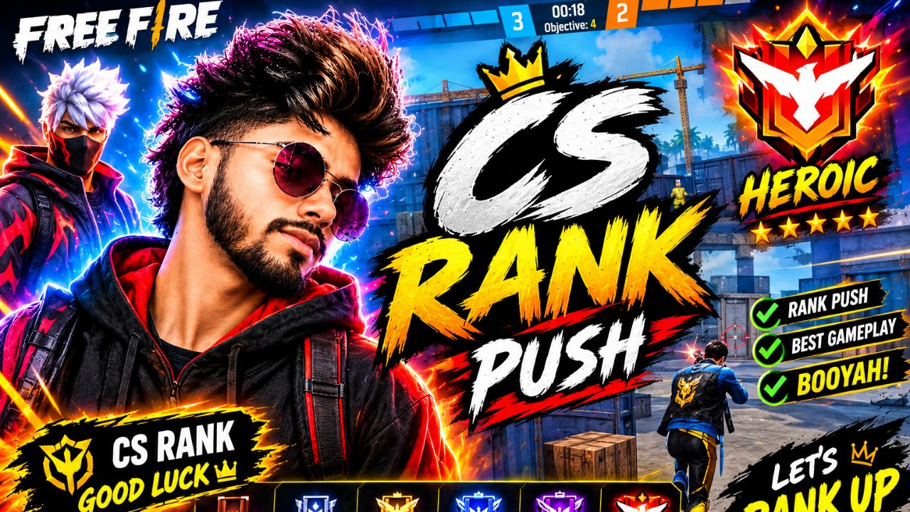 🔥 FREE FIRE CS RANK PUSH 😈 1v4 CLUTCH + INSANE HEADSHOTS 🔥 | PINTU OFFICIAL 🏆