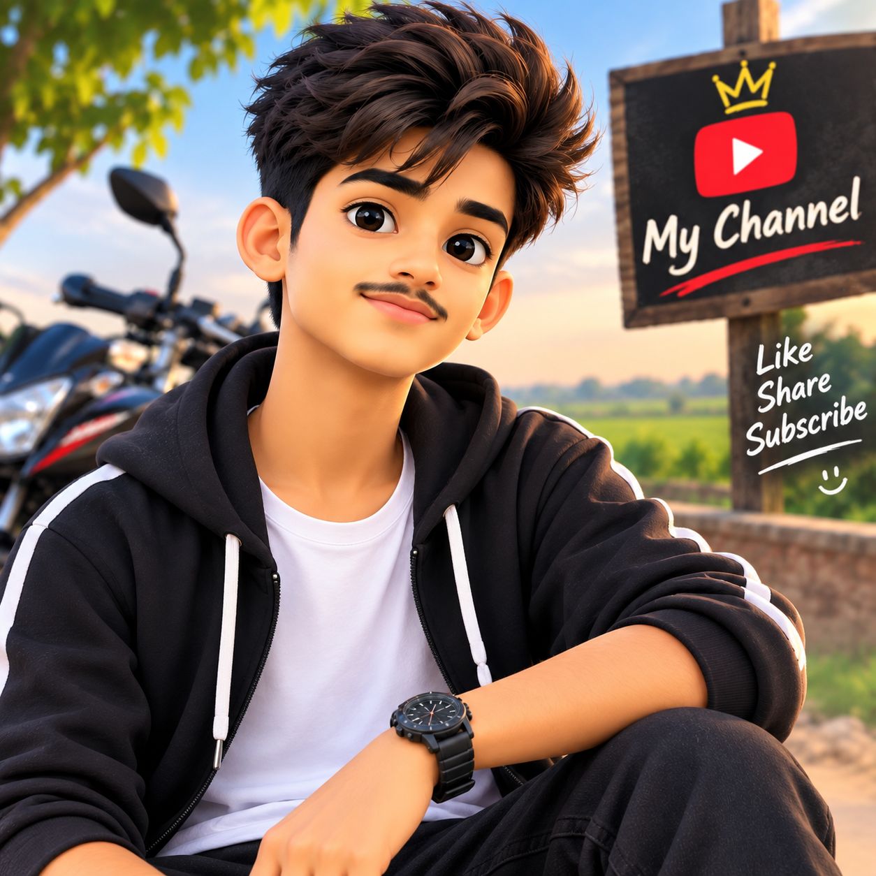 AI content creator on Bideo