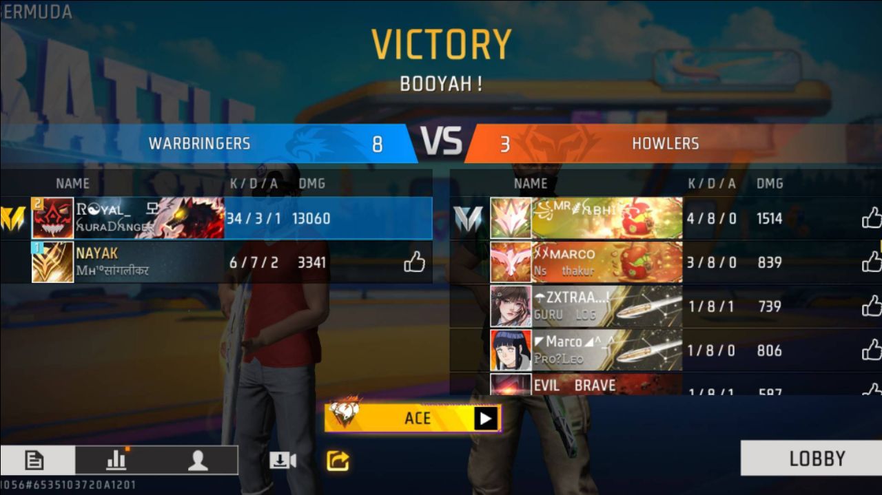 1V4 Free fire video