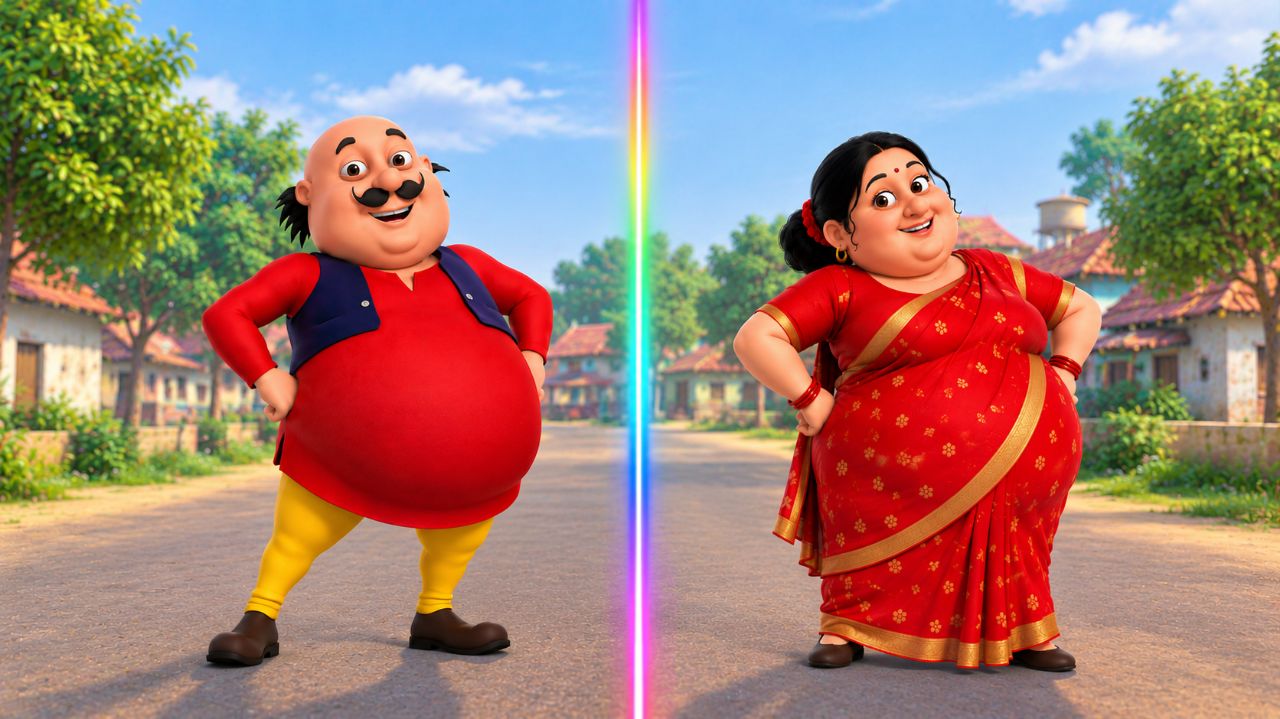 बूढ़ों की फुरफुरी नगरी 😂🔥 | Funny AI Cartoon Video | Hindi Comedy #shorts