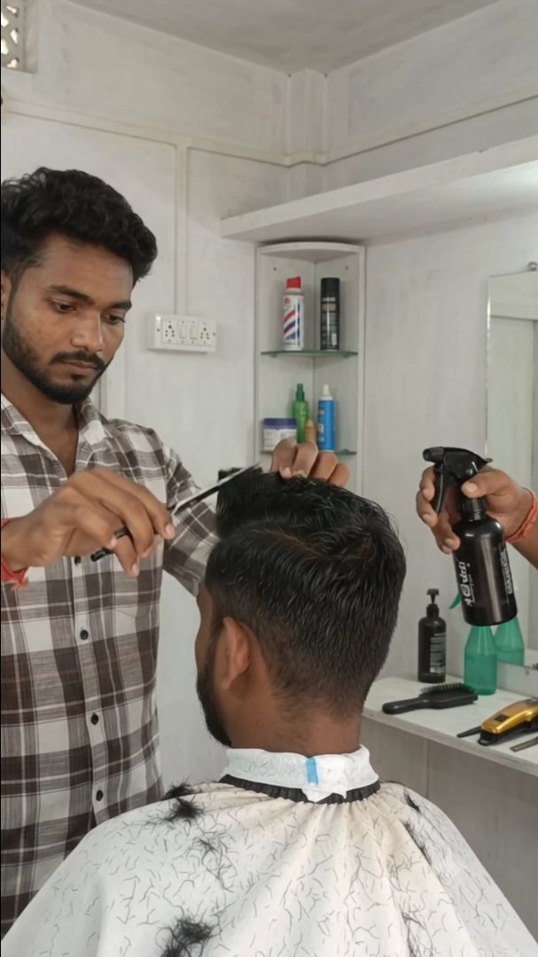 Tending hair cut