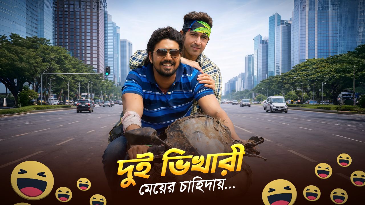 দুই ভিখারী, মেয়ের চাহিদায়... | Latest Bengali Funny Dubbing Video | Mr. Bekar Manush
