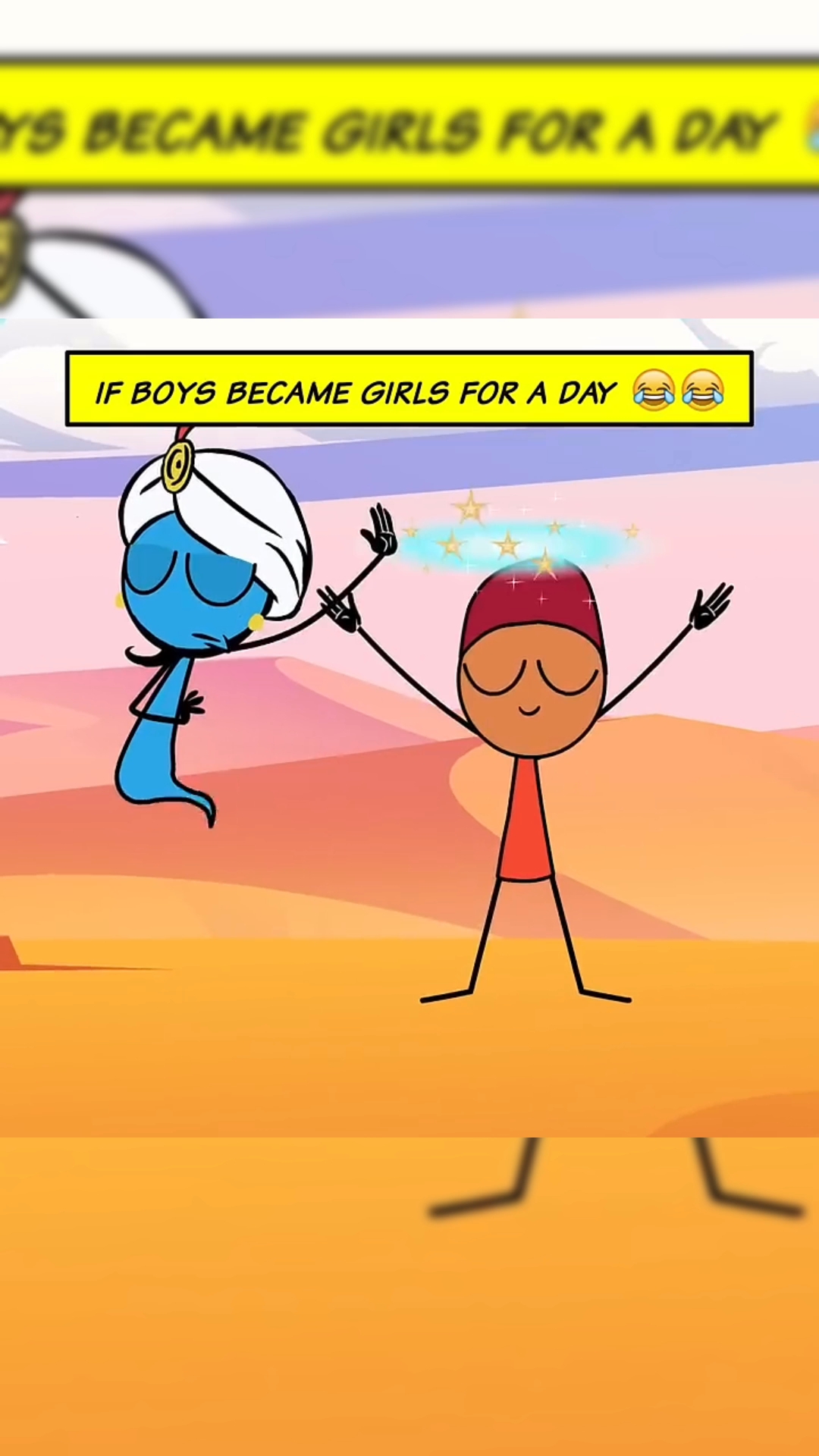 If boy become girl for one day #short